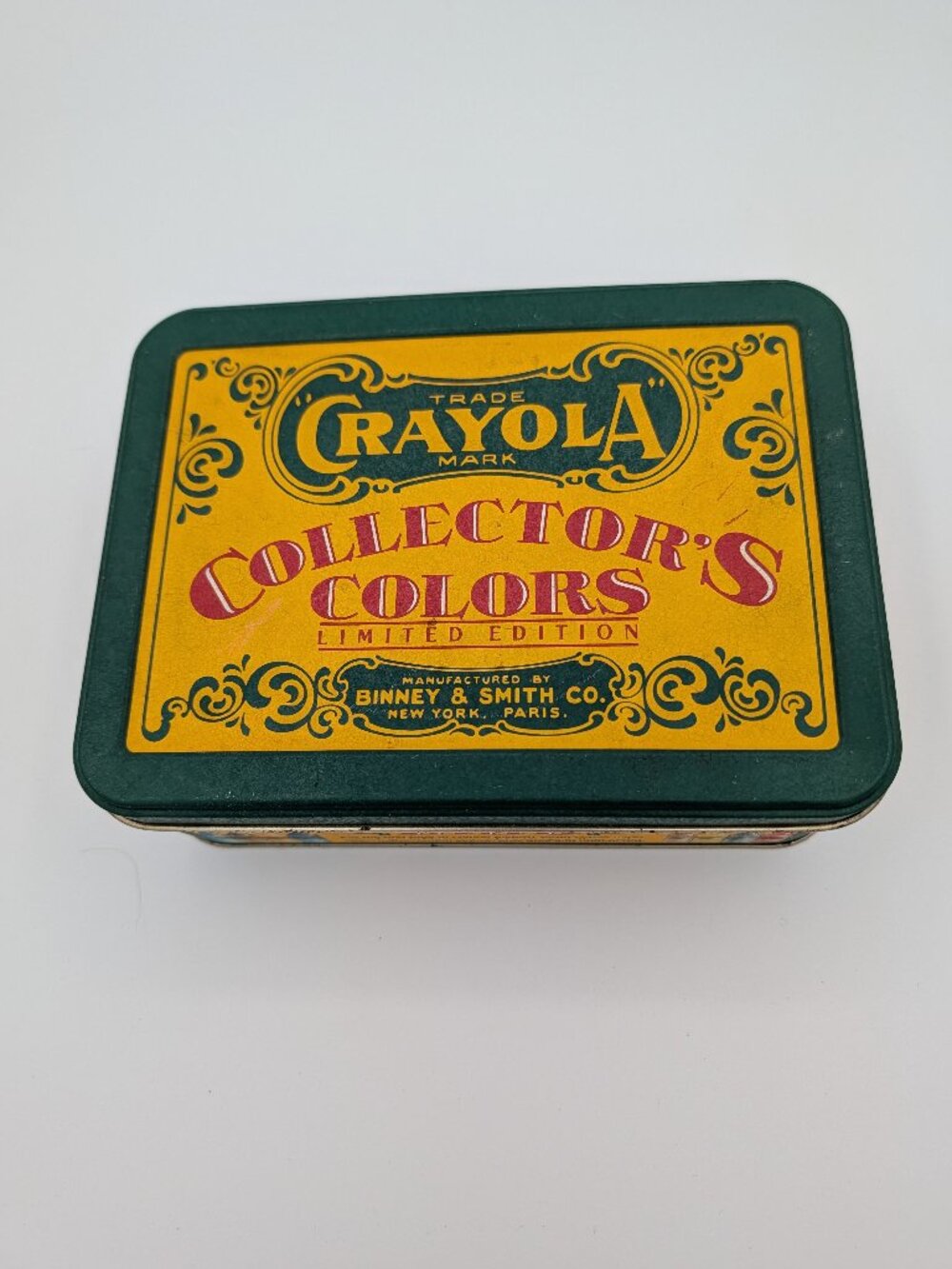 Vintage 1991 Crayola Collectors Colors Limited Edition Tin Binney & Smith 1903